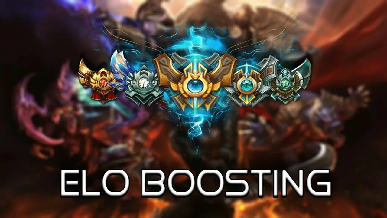 The league of legends boosting the game playing world